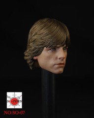 1:6 SOTOYS SO-07 Luke Mark Hamill Head Sculpt Male Carved For 12″PH Figure Body
