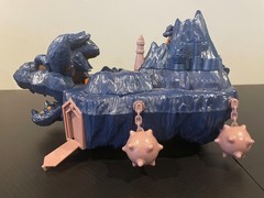 The Super Mario Bros Movie Bowsers Island Castle Playset | Loose | Incomplete