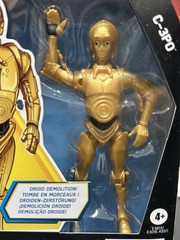 Star Wars Galaxy of Adventures C-3PO Action Figure Droid Demolition 5” 2019