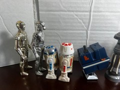 VINTAGE KENNER STAR WARS 1977-83 DROID SET LOT 10 R2 R5 8-D8 IG 3PO 2-1B FX-7 DS
