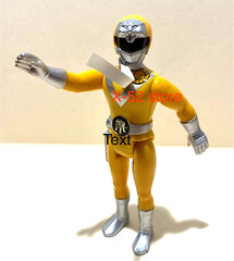 Popy World Hero 20 Sun Vulcan yellow Panther vintage figure Sentai Power Rangers