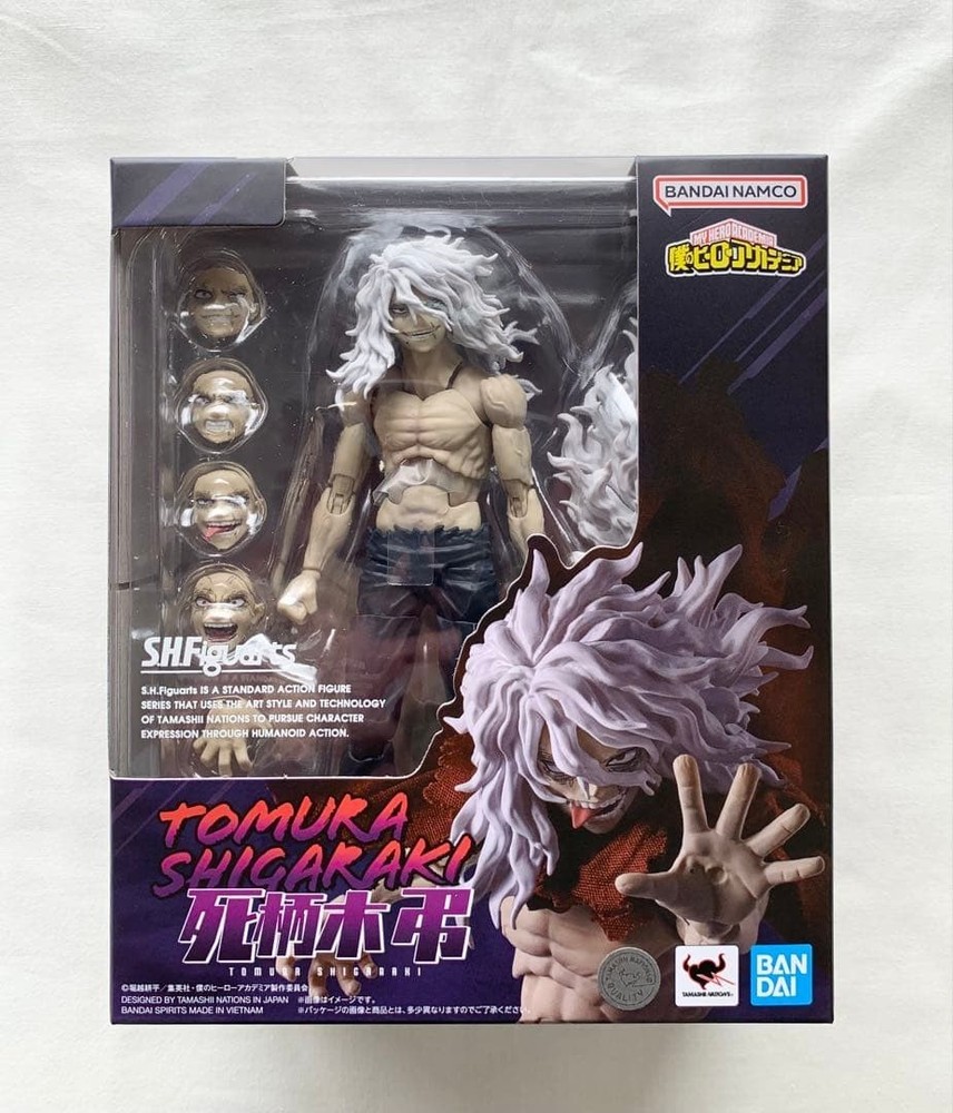 S.H.Figuarts TOMURA SHIGARAKI My Hero Academia TAMASHII NATIONS Japan h 6.2 in