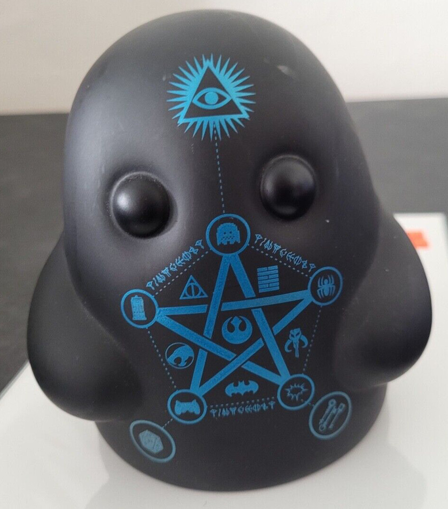 BIMTOY TINY GHOST GEEK CULT VINYL FIGURE 5″ 2019 LIMITED EDITION