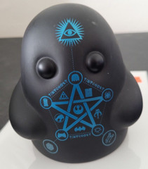 BIMTOY TINY GHOST GEEK CULT VINYL FIGURE 5″ 2019 LIMITED EDITION