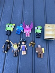 Lot Of 9 Roblox Toys Action Mini Figures Series 1, 9, 12, Museum, Bunny