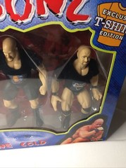 NEW 1998 Jakks Pacific WWF Bad Bonz Stone Cold Exclusive T-Shirt Editon Figures!