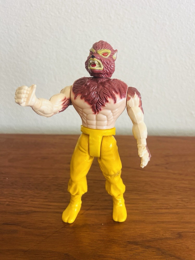 1985 SELECT NINJA ASSASSIN NINJA DEFENDERS WEREWOLF WOLFMAN LOOSE FIGURE WORKS