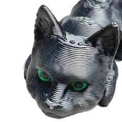 Flexibabies Cute Mini Cat Articulated 3d Printed 3″ baby Kitten Fidget Toy