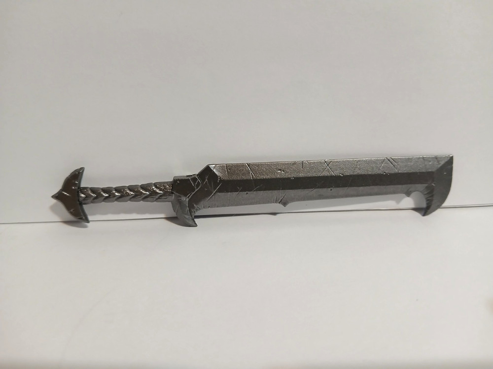 Savage Crucible 1/12 Sword Accessory Silver Gray Harvinger Studios VG
