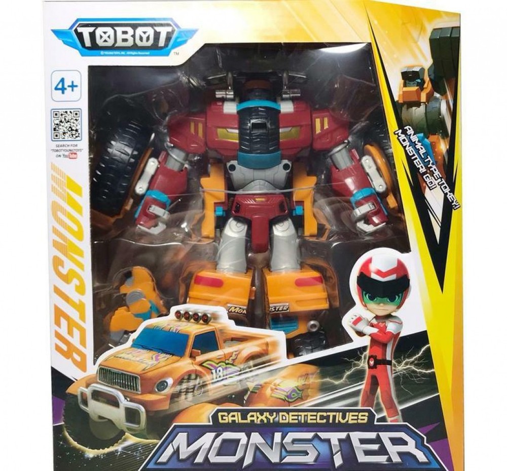 US Young Toys TOBOT MONSTER Galaxy Detectives Transforming Car Robot Action Figu