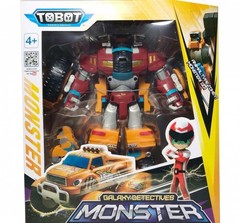 US Young Toys TOBOT MONSTER Galaxy Detectives Transforming Car Robot Action Figu