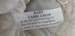 Target Vtg Baby Lamb Chop Puppet Christmas Angel Bell Plush 1993 Shari Lewis 17″