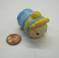 Disney Tsum Tsum Vinyl Large Figure PRINCESS CINDERELLA in Blue Cake Topper Toy