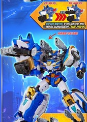 Metal Cardbot W Season3 BLAION + BLUE COP W Set Transformer Robot Car Toy 2025