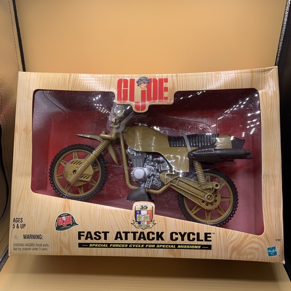 G.I. Joe Fast Attack Cycle Special Forces Special Mission Motorcycle Hasbro 1998