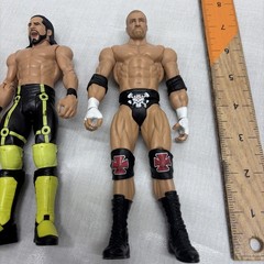 John Cena Seth Rollins & Triple H Loose Action Figures 2012 & 2011 7”