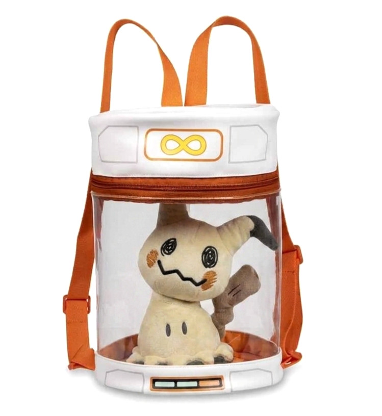 Pokemon GO Trainer Gear Egg Incubator Bag – Pokemon Center – with Mimikyu Plush