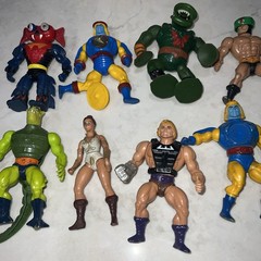 Mattel He-Man and Masters of the Universe Action Figures 1980s Vintage Lot 8