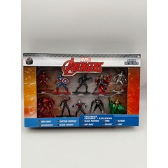 Jada Toys Marvel Avengers Nano Metalfigs 10-Pack Die-Cast Figures Set Pack A