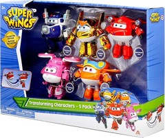 5-Pack, Jett, Paul, Dizzy, Golden Boy & Sunny Transforming Action Figures Pla…