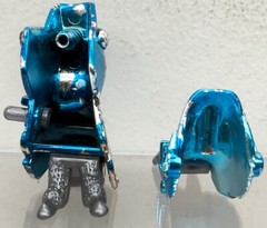 1995 TMNT Leonardo Dragon Spirit Armor Ninja Turtles Metal Mutants Leo Part Set