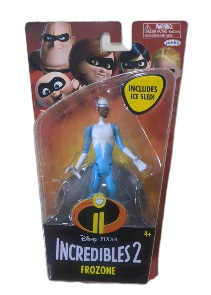 The Incredibles 2 Frozone & Ice Sled Action Figure Set Samuel L. Jackson 2018