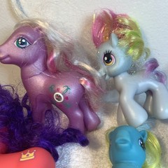 Various My Little Pony Toy Figure LOT Vintage & New Generation Over 25 Pony Lot