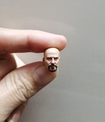 Painted 1/18 Bryan Cranston Head Sculpt Fit for 3.75” Action Figure