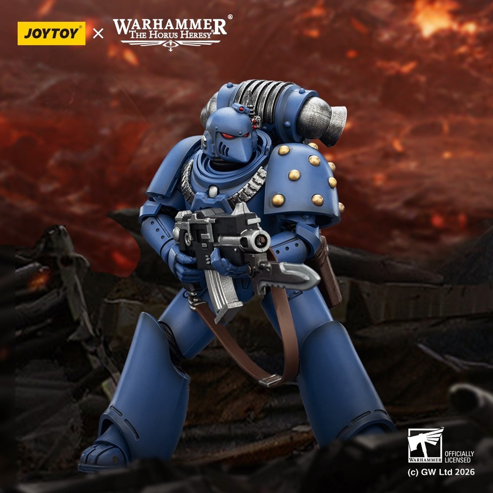 JOYTOY Warhammer 40K 1/18 Action Figure MKVI Tactical Legionary 7PCS Model Toys