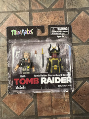Tomb Raider Minimates ROTH & STORM GUARD GENERAL Sony Playstation