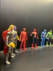 Avengers Superhero Action Figure Toy Set of 10 Superheroes