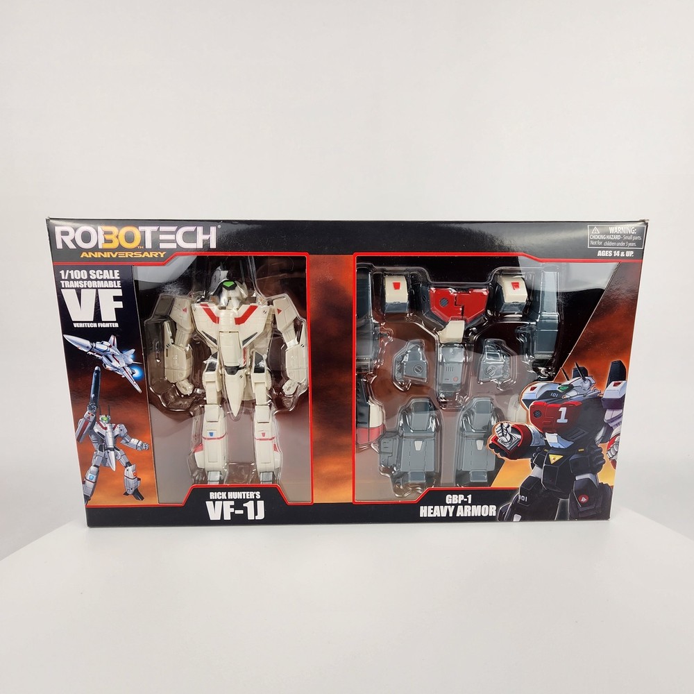 Robotech 30th Anniv. Rick Hunter VF-1J GBP-1 Heavy Armor Veritech 1/100 Toynami