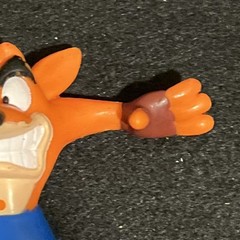 Crash Bandicoot Plastic Figure Toy PS1 Playstation Sony