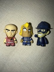 2017 Kidrobot Venture Bros Lot Of 3 Adult Swim Figures Brock Samson & Rusty +