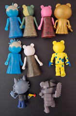 Roblox Piggy Lot Phatmojo Action Figure Mixed Series Dinopiggy Robby Willow