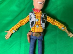 Disney Pixar Toy Story Woody Talking Pull String Doll Figure 15″ Thinkway Toys