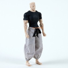 Jujutsu Kaisen Fushiguro Toji Shirt Pant Clothes For 1/12 Figure Body Outfit