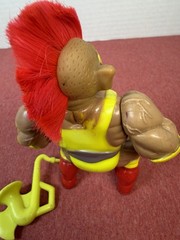 vntg ace novelty 1992 stone protectors chester the wrestler 5″ with yellow robe