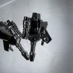 1984 Hasbro G1 Transformers G1 Rumble chrome silver Weapon Gun MINT Part Set