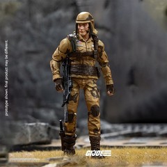 HIYA Exquisite Mini 1/18 G.I. Joe Dusty Desert Trooper Action Figure New Sealed