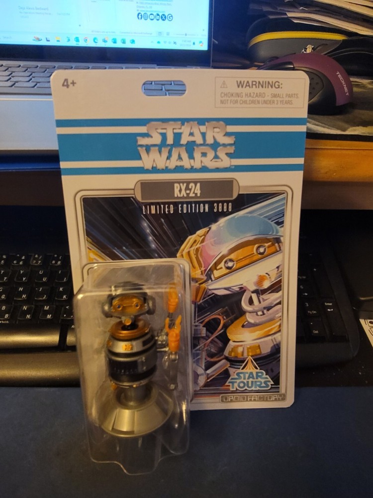 D23 Expo 2024 Star Tours StarSpeeder 3000 Captain Rex RX-24 Carded action Figure