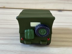DISNEY PIXAR CARS Sarge Military Jeep Truck Vinyl Bath Toy Figure Disney Store