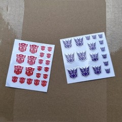 New Autobot & Decepticons Transformers G1 Symbol Logo Sign Stickers Decals