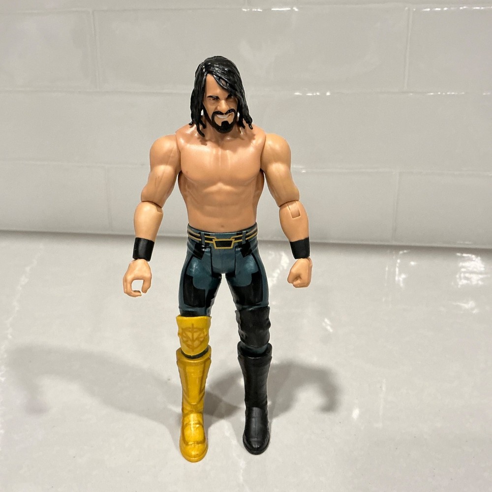 WWE Elite Seth Rollins Mattel Wrestling Action Figure Yellow Black Boots 2017
