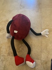 VINTAGE 1988 CALIFORNIA RAISIN DOLL ACE NOVELTY PLUSH 24″ STUFFED ANIMAL TOY XL