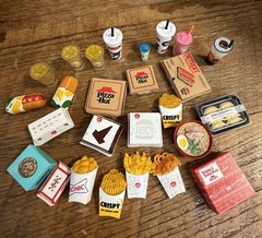 Zuru Mini Brands Fast Food Lot Of 26 Jack N Box, subway, pizza Hut, Cinnabon Etc