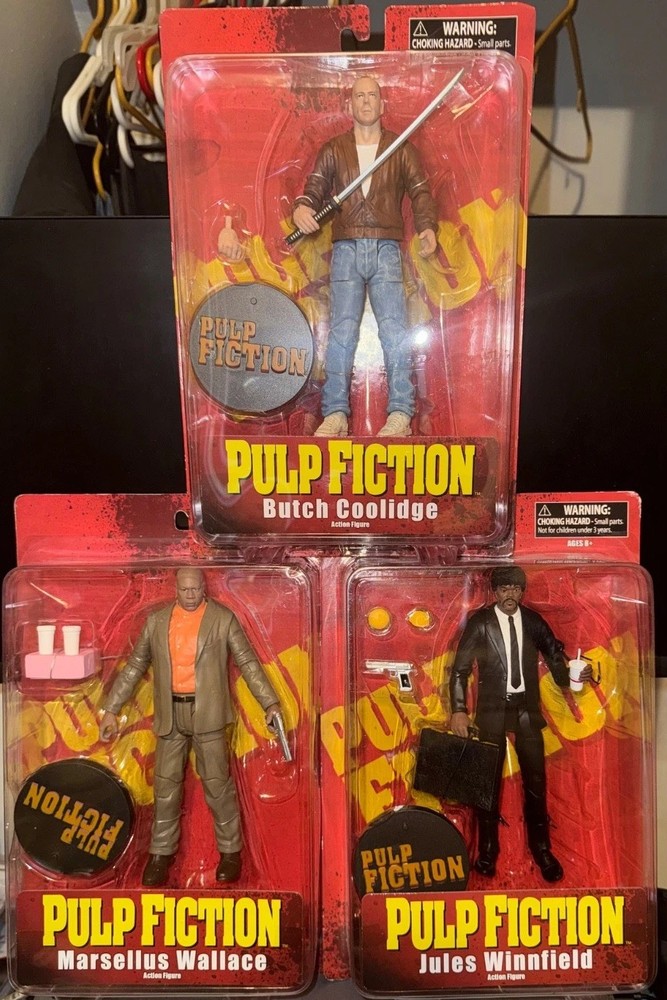 DIAMOND SELECT PULP FICTION JULES WINNFIELD MARSELLUS WALLACE BUTCH COOLIDGE HTF