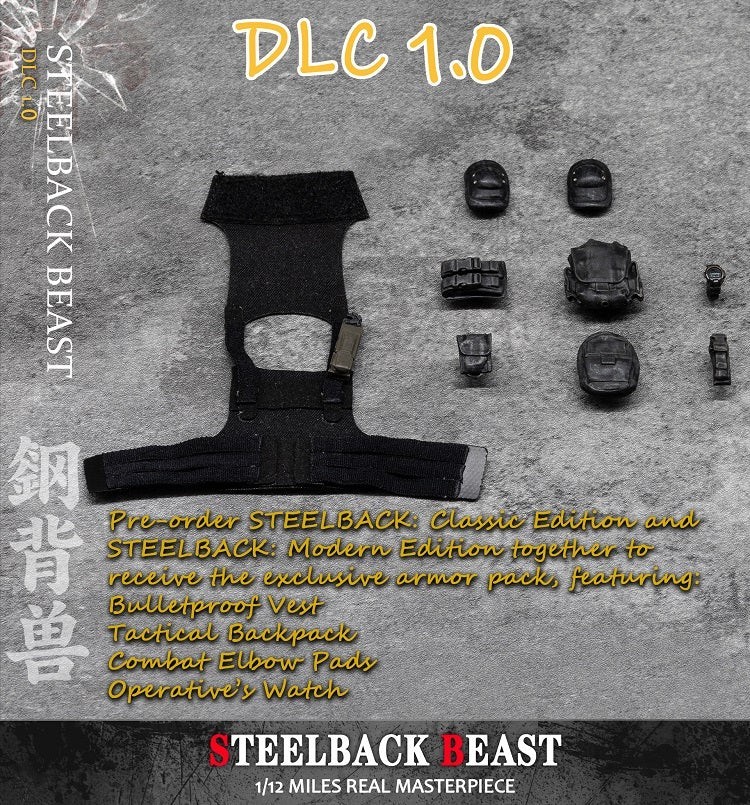 US🇺🇲 Patriot Studio – Resident Evil Steelback DLC 1.0 Accessory NEW