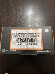 Loot Crate San Diego Comic Con 2015 Exclusive Crate “creature” Size Small