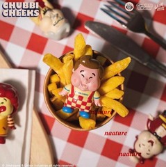 6pcs UNBOX CHUBBI CHEEKS Fast Food Friends Figure Limited Model Fashion Gift